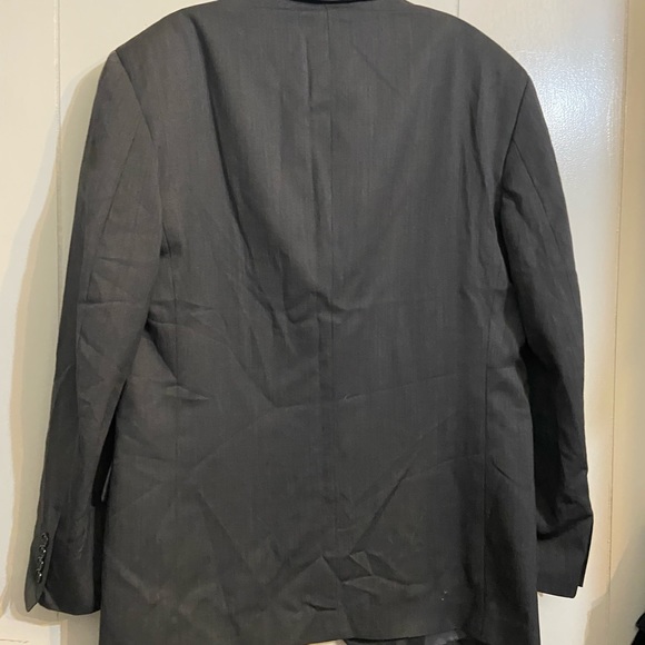 Jones New York lined grey mens 3 button suit jacket blazer Large - Picture 4 of 11